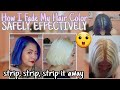 Hair Color Removal | Getting Rid of Semi Permanent Dye | How To Bleach Bath Safely