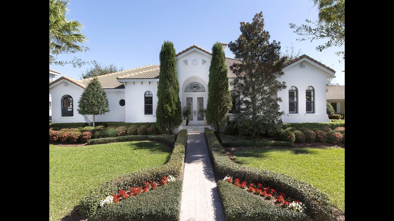 Stunning Luxury Villa in Windermere Florida's Keenes Pointe YouTube