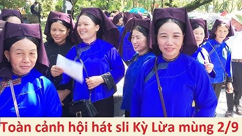 Hội hát sli mùng 2/9 - Trai xinh gái đẹp dập dìu vả sli trong nắng thu