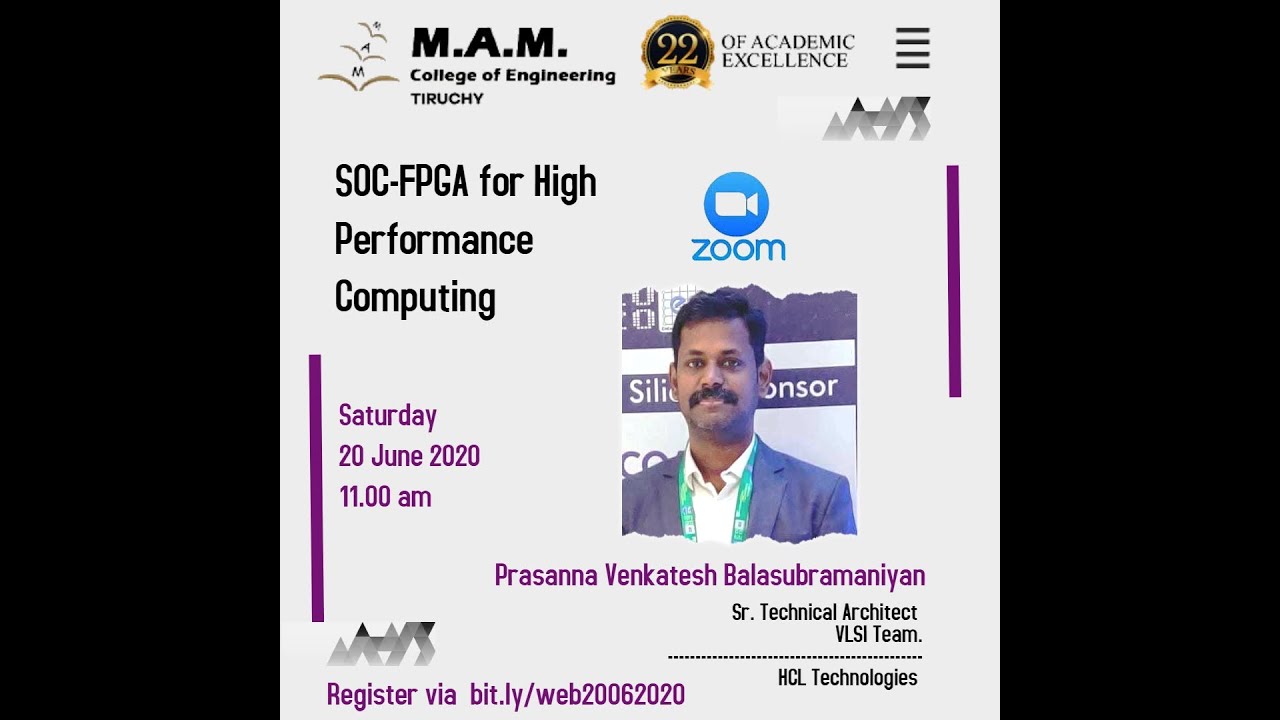 Webinar on SOC FPGA for high performance computing