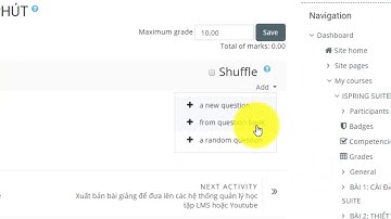 Import câu hỏi từ file Word  và tạo bài kiểm tra trắc nghiệm trên LMS Moodle