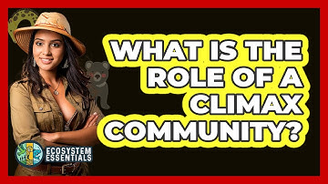 What Is the Role of a Climax Community?