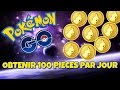 Guide pokmon go  obtenir 100 pokepieces par jour