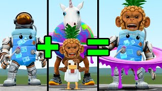 I MADE NEW MUTANT FROM ANIMALS STEAL A BRAINROT FAMILY MEMES in Garry's Mod!