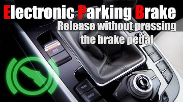 Audi A4 B8 - VCDS Coding MOD#6 - EPB Release without pressing the brake