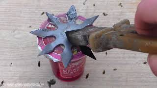 XPERIMENT 1000 Degree Ninja Throwing Star VS Snickers