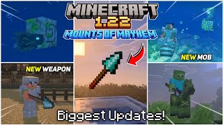 Minecraft 1.22: Mounts of Mayhem Update New Nautilus Mob, Spears & More!