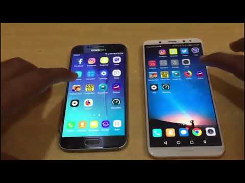 Huawei Mate 10 lite ( Honor 9i ) vs Samsung Galaxy S6 - Speed Test Multitasking Comparison !!!