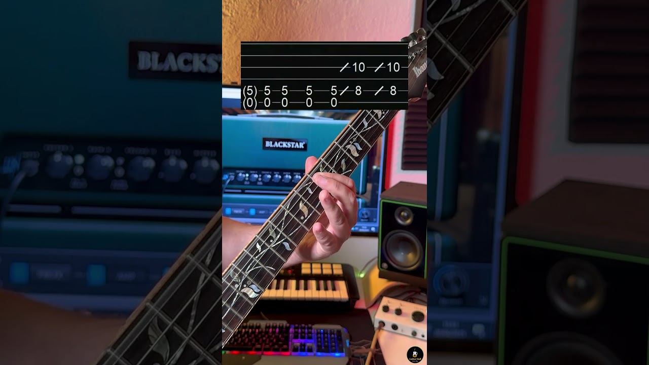 {TAB} Radio - Rammstein 📻🎙️ (Main Riff Tab) feat Blackstar 🖤🎛️ 