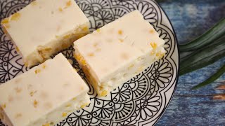 椰汁馬豆糕的做法 | How To Make Coconut Yellow Split Pea Cake (no Gelatin) | Gâteau Aux Pois Cassés Jaune 椰汁馬豆糕的做法 | How To Make Coconut Yellow Split Pea Cake (no Gelatin) | Gâteau Aux Pois Cassés Jaune