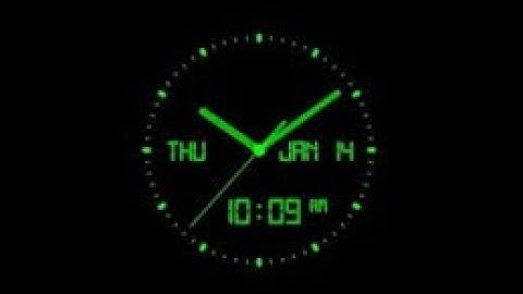 how to make a clock for notepad