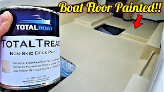 NonSkid Boat Deck / Floor Paint Total Boat Total Tread (So Easy)