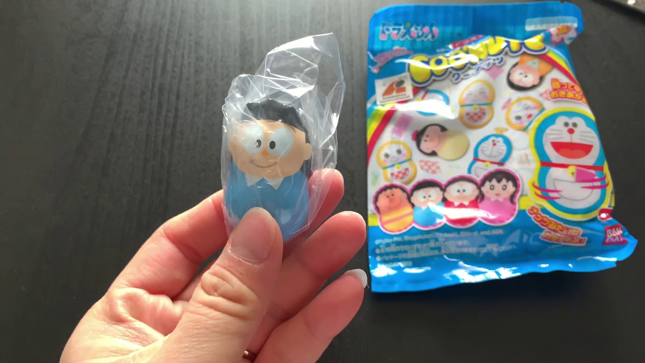 Opening 2 packet of Doraemon Coo’nuts! - YouTube