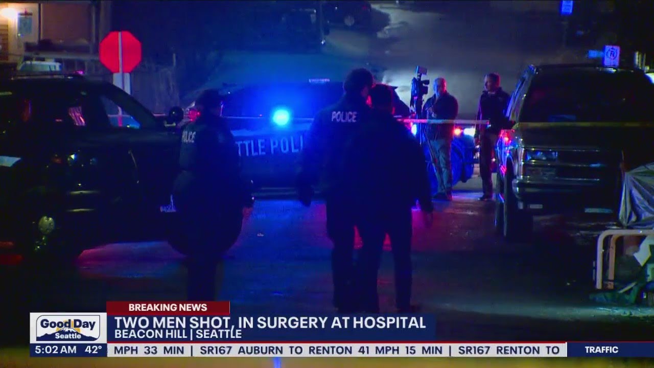 2 men in hospital after Beacon Hill shooting | FOX 13 Seattle - YouTube