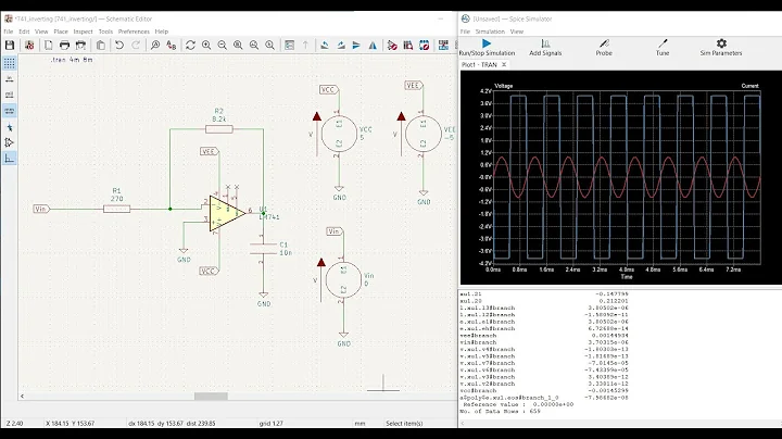 Kicad tutorial 32: Design and Simulation of Inverting amplifier circuit using LM741 opamp