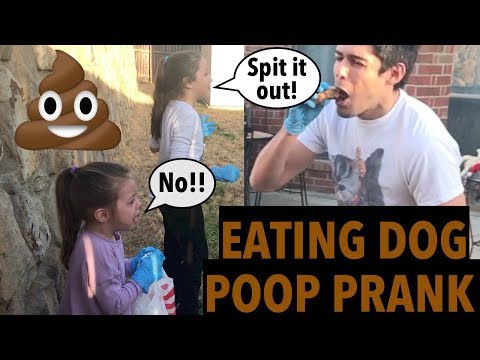 eating-dog-poop-prank---kids-react-to-dad-eating-dog-poop!