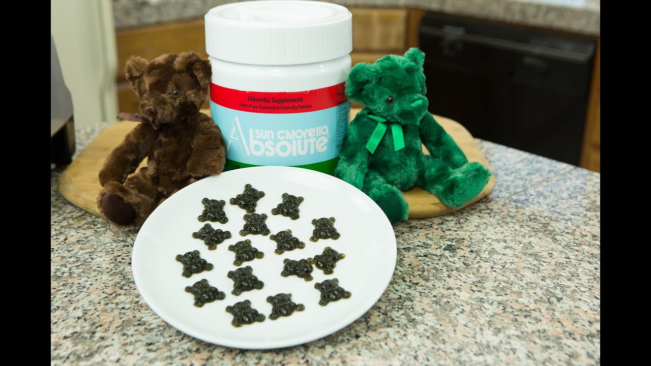 Homemade Gummy Bears with Chlorella 40 Day Shape Up