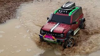 Waterways and mud are no problem for the Ford Bronco, #automobile #rccar4x4 #traxxastrx4 #rccars