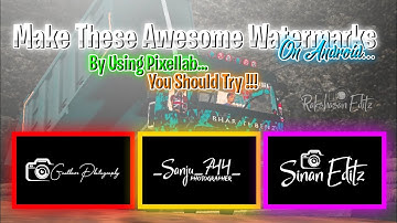 ⭕ Bussid Photo Editing Watermark Making Tutorial