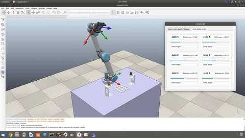Coppelia Sim UR5e Manual Movement