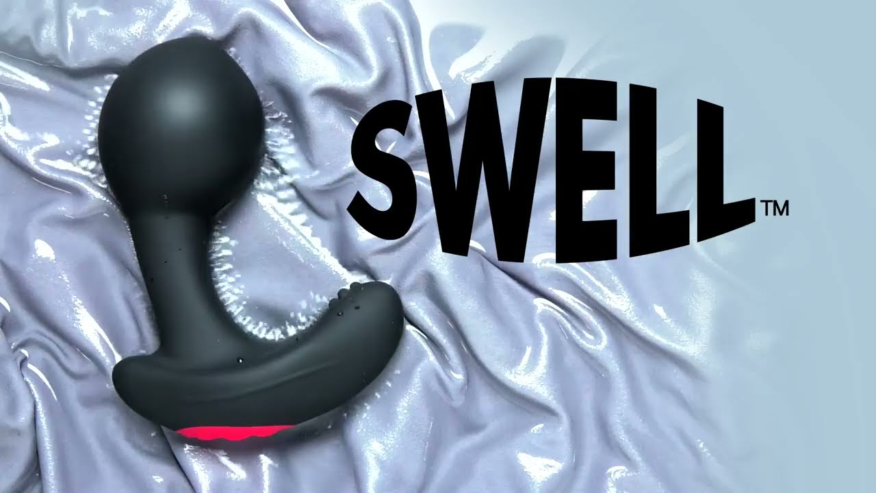 Swell 10x Inflatable And Vibrating Silicone Prostate Plug Youtube