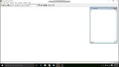 VISUAL FOXPRO PART- 5 (NUMBER VARIABLE)