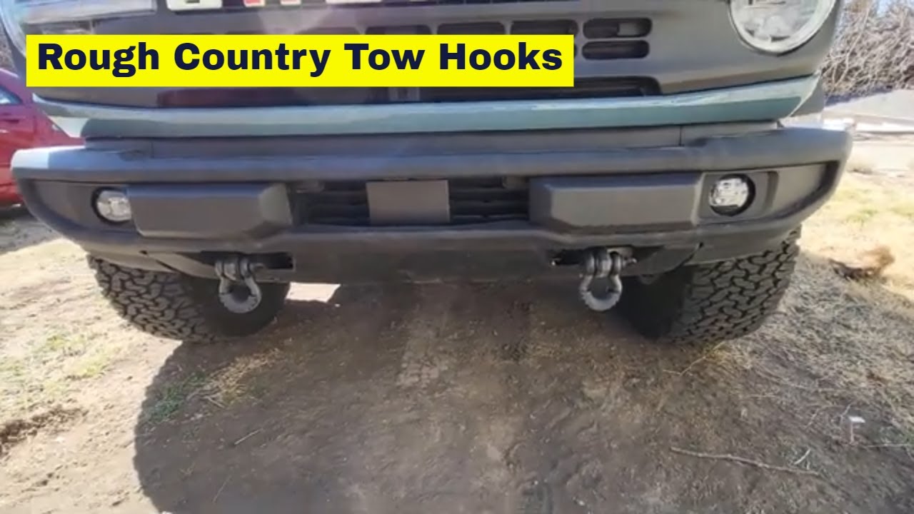 Ford Bronco Build: Rough Country Tow Hook Install 