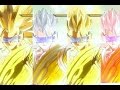 Comparación Transformaciones Sayajin ( Sayan ) Dragon Ball Xenoverse 2