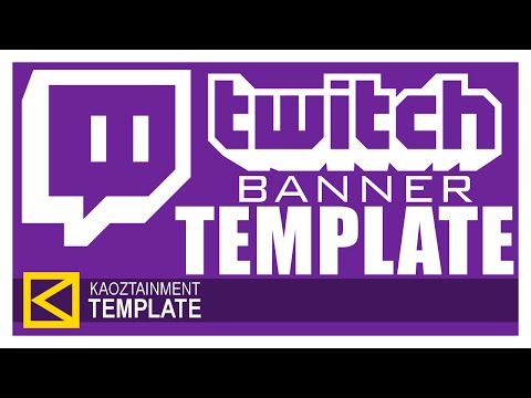 Twitch Banner Template Download Link In Description Photoshop