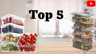 5 Best Food Storage Containers You Can Buy (Glass\/Plastic Food Containers, or Meal Prep Containers)