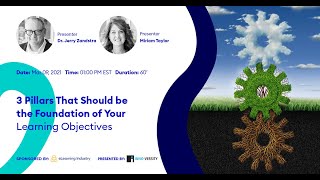 [On Demand Webinar] - 3 Pillars That Should Be The Foundation Of Your Learning Objectives