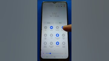 How to turn ON or OFF Bluetooth on Samsung Galaxy A02 Mobile Phone #shorts