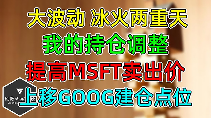 美股 大波動殺回來了，盤中盤後冰火兩重天！持倉調整，提高MSFT賣出價位，提高GOOG建倉點位！ - 天天要聞