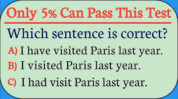 Mixed Grammar Quiz: Only 5% Can Pass This Test