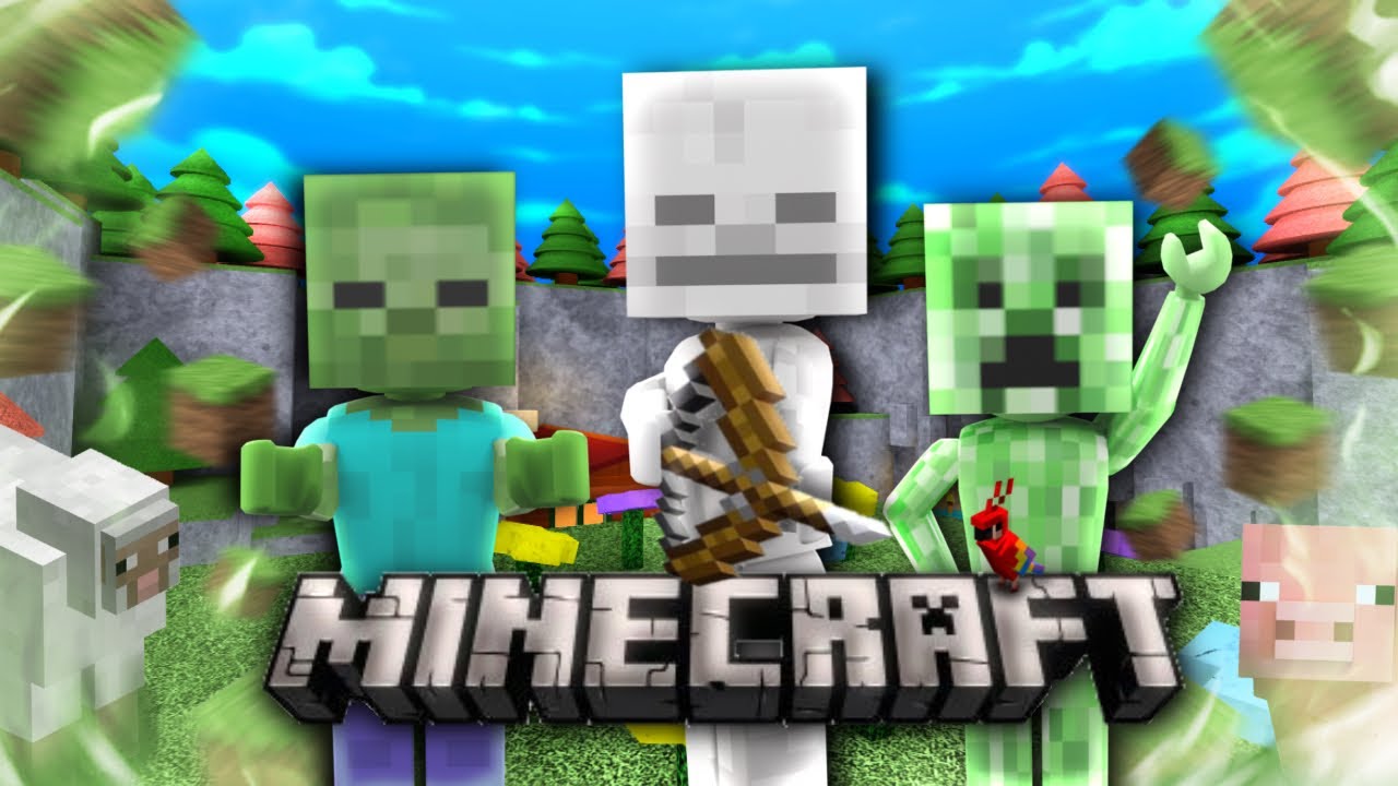 OS MONSTROS DO MINECRAFT INVADIRAM O MARRETÃO | daltchy