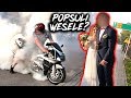 Jak popsuć ślub motocyklem?! Reakcja ludzi! Moto Vlog Moto Addicts