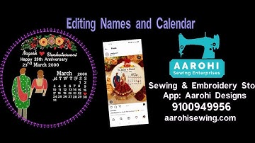 Editing Letters & Altering Embroidery Designs in Wilcom | Aarohi Sewing Enterprises, Call 9100949956