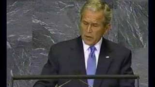 G W BUSH addresses UN Part 2 of 3 Georgia 0923 2008