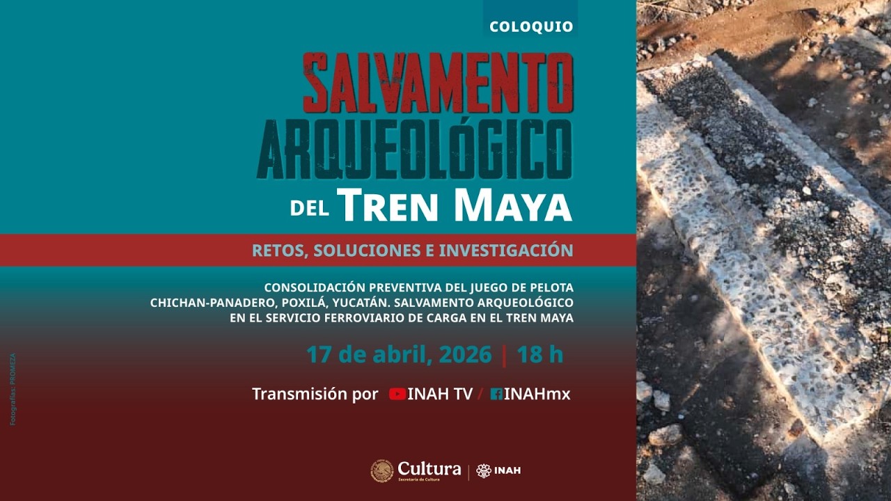 Consolidación preventiva del juego de pelota | Coloquio Salvamento Arqueológico Tren Maya