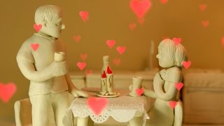 Пластилиновый мультфильм на заказ. Романтичная история Дмитрия и Елены (stopmotion) Пластилиновый мультфильм на заказ. Романтичная история Дмитрия и Елены (stopmotion)