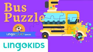 PUZZLE FOR TODDLERS: SCHOOL BUS 🚌 🧩  Lingokids App Games screenshot 4