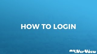 How to Login  - My.Verview Demo screenshot 1