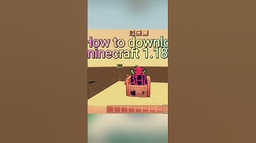 HOW TO DOWNLOAD MINECRAFT PE 1.18.10