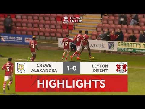 Sambou stoppage time goal sinks the o's | crewe alexandra 1-0 leyton orient emirates fa cup 2022-23