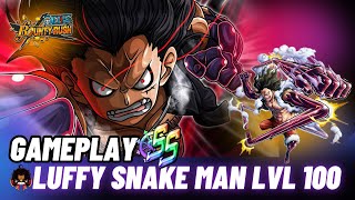 6⭐️ LUFFY G4 SNAKE MAN Gameplay SS | One Piece Bounty Rush