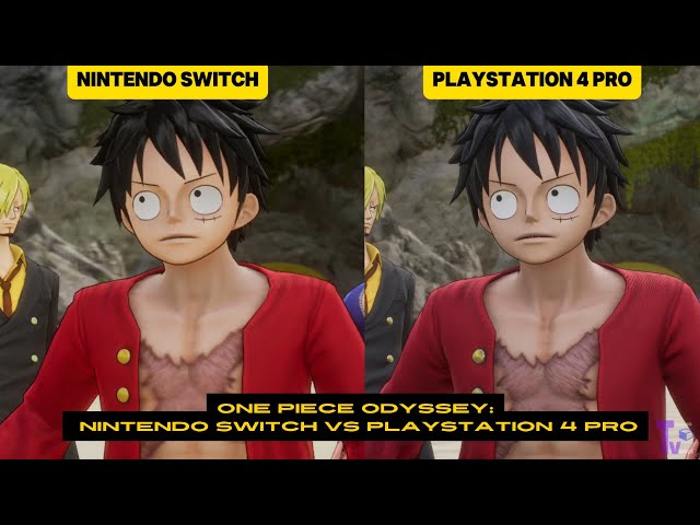 One Piece Odyssey: Nintendo Switch vs PlayStation 4 Pro Graphics 