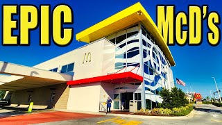 This is the LARGEST MCDONALD'S IN THE WORLD