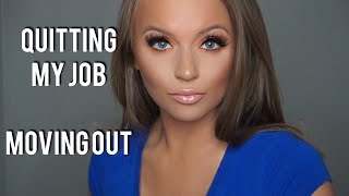 GRWM &amp; Life Update: QUITTING MY JOB, MOVING OUT, GRADUATION, VACATION