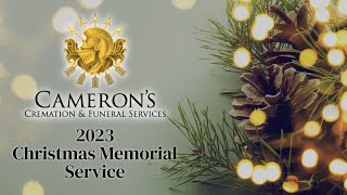 Cameron's Christmas Memorial Service 2023