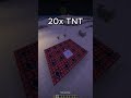 I Thought 20 TNT Was Safe… I Was Wrong #minecraft #shorts